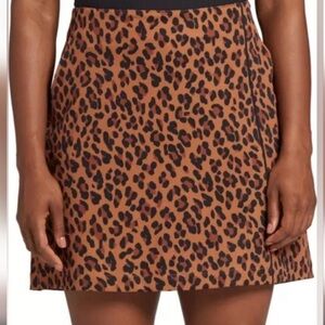 Lady Hagen leopard print Golf Skirt Size 12